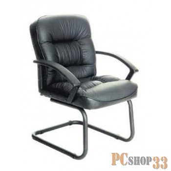 Кресло Бюрократ T-9908AXSN-Low-V низкая спинка черный кожа