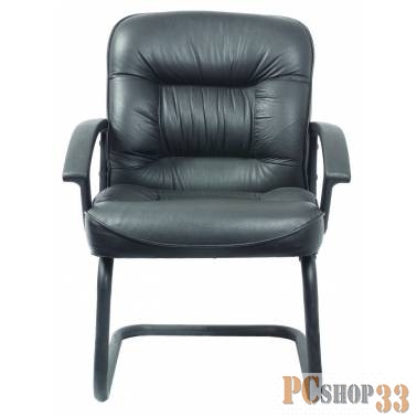 Кресло Бюрократ T-9908AXSN-Low-V низкая спинка черный кожа