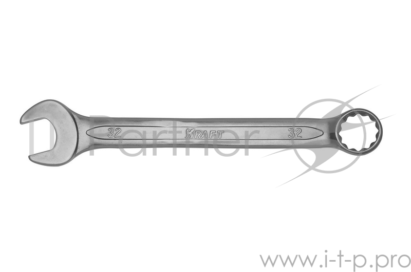 Ключ комбинированный KRAFT КТ 700521 (32 мм) хром-ванадиевая сталь (Cr-V)