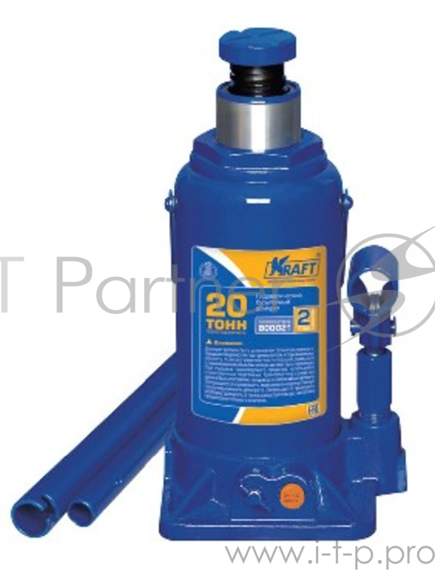 Домкрат KRAFT бутылочный 20 т. ( min 242mm-max 460mm) КТ 800021(KRAFT Домкрат бутылочный 20 т. ( min 242mm-max 460mm) КТ 800021)