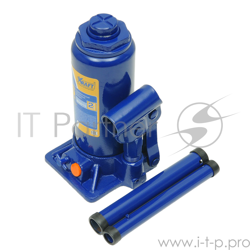 Домкрат KRAFT КТ 800016 бутылочный 6т кейс