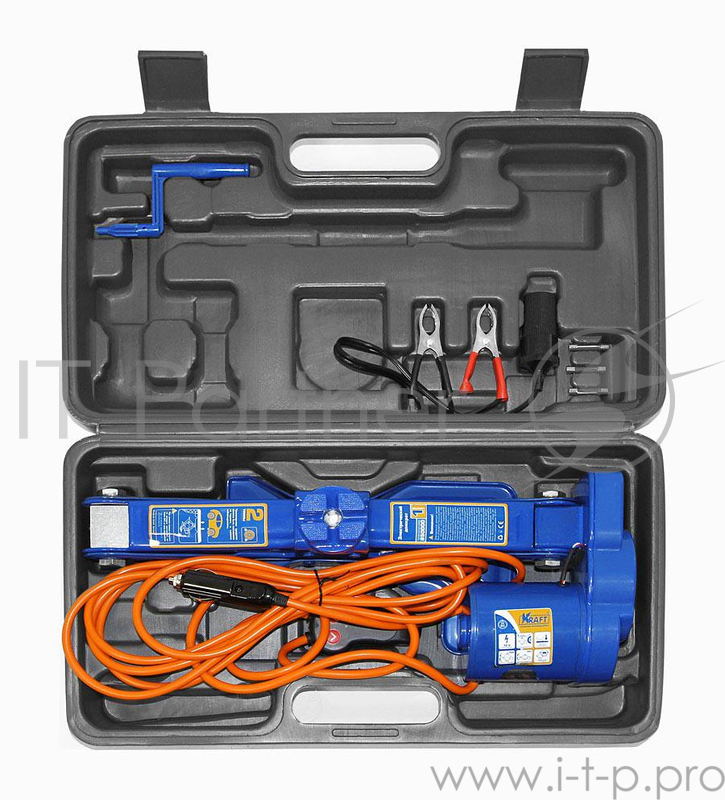 Домкрат KRAFT KT 850000 электрический 2 т. в кейсе