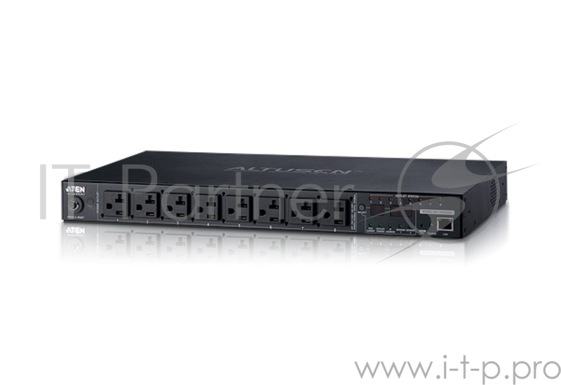 ATEN NRGence PDU, Switched, 1U, 16A/230V, Output: (7) C13 & (1) C19, Input: C20
