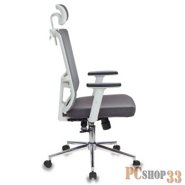 Кресло руководителя Бюрократ MC-W612-H/GR/GRAFIT серый BM-10 сиденье серый BAHAMA сетка/ткань кресто