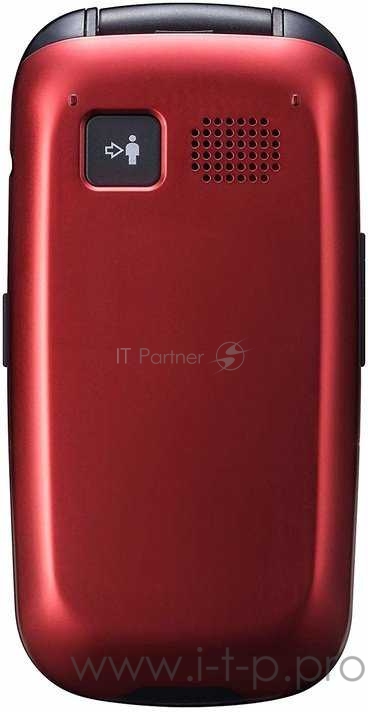 Мобильный телефон Panasonic TU456 красный раскладной 1Sim 2.4 240x320 0.3Mpix GSM900/1800 microSDHC max32Gb