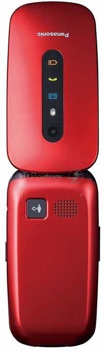 Мобильный телефон Panasonic TU456 красный раскладной 1Sim 2.4 240x320 0.3Mpix GSM900/1800 microSDHC max32Gb