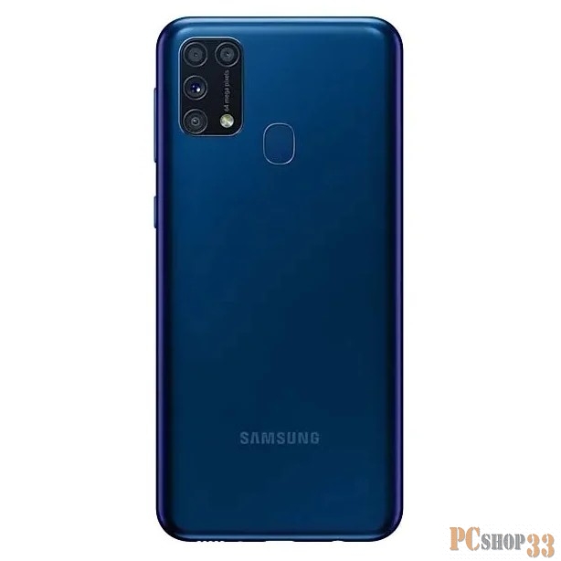 Смартфон Samsung SM-M315F Galaxy M31 128Gb 6Gb синий моноблок 3G 4G 2Sim 6.4 1080x2340 Android 10 64Mpix 802.11 a/b/g/n/ac NFC GPS GSM900/1800 GSM1900 TouchSc MP3 microSD max512Gb