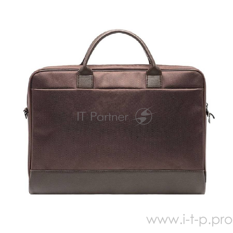 Сумка для ноутбука CROSS CASE CC17-014 чёрно-коричневая (17.3, нейлон, искусственная кожа)