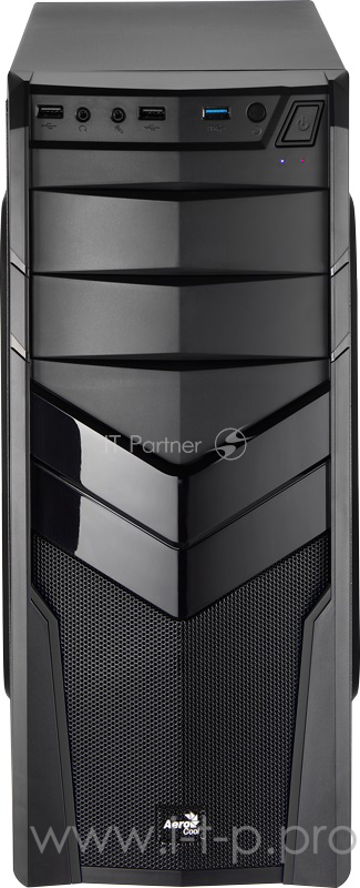 Корпус Aerocool V2X черный без БП ATX 1x92mm 2xUSB2.0 1xUSB3.0 audio