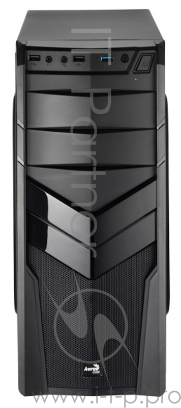 Корпус Aerocool V2X черный без БП ATX 1x92mm 2xUSB2.0 1xUSB3.0 audio