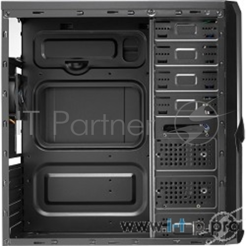 Корпус Miditower Aerocool V3X Advanced Devil Red Edition, ATX, черно-красный (без БП) EN57400