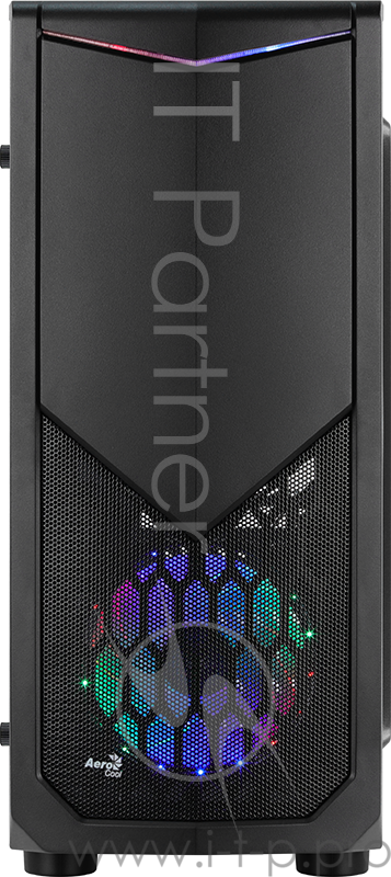 Корпус Aerocool TOMAHAWK-A , ATX, без БП, окно из акрила, 202x440.5x399мм (ШxГxВ), USB3.0 x1, USB2.0 x2, установлен 1х 12см LED вентилятор