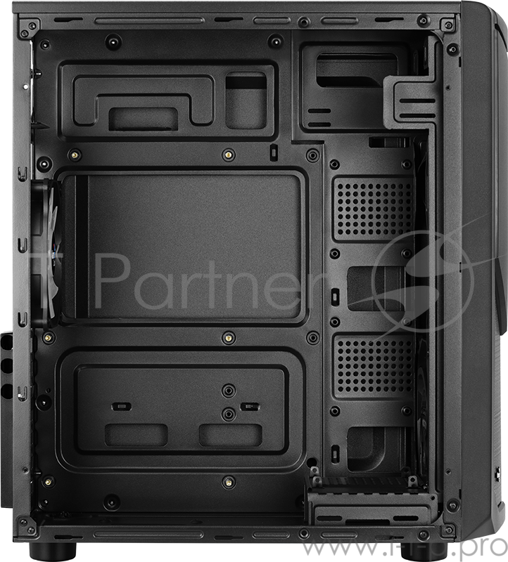 Корпус Aerocool TOMAHAWK-A , ATX, без БП, окно из акрила, 202x440.5x399мм (ШxГxВ), USB3.0 x1, USB2.0 x2, установлен 1х 12см LED вентилятор