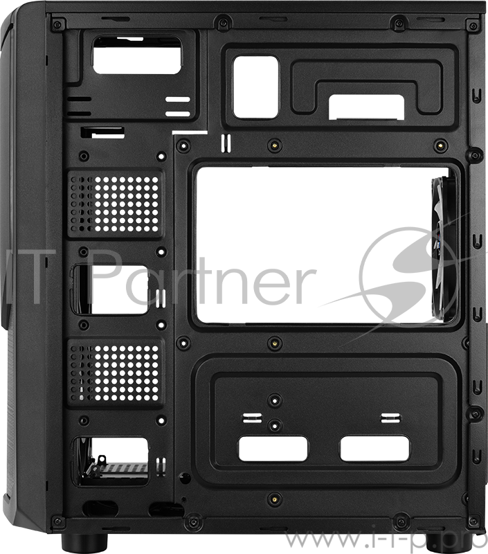 Корпус Aerocool TOMAHAWK-A , ATX, без БП, окно из акрила, 202x440.5x399мм (ШxГxВ), USB3.0 x1, USB2.0 x2, установлен 1х 12см LED вентилятор