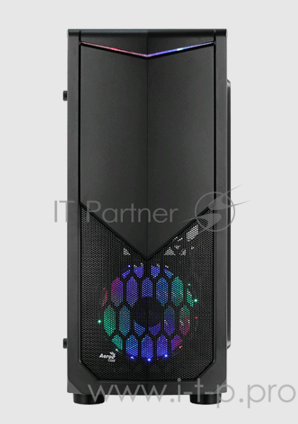 Корпус Aerocool TOMAHAWK-A , ATX, без БП, окно из акрила, 202x440.5x399мм (ШxГxВ), USB3.0 x1, USB2.0 x2, установлен 1х 12см LED вентилятор