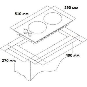 Индукционная варочная панель Zigmund & Shtain CIS 029.30 WX