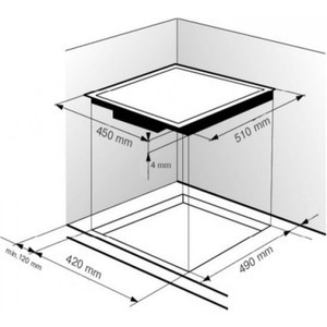 Встраиваемая электрическая варочная панель Zigmund & Shtain CNS 139.45 WX