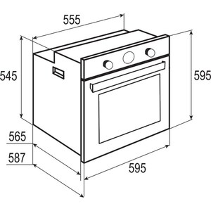Встраиваемая духовка электрическая Zigmund & Shtain EN 113.722 X