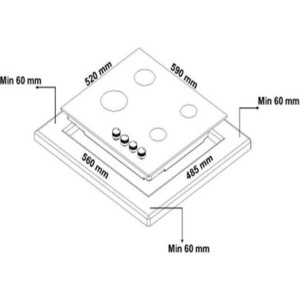 Газовая панель Zigmund & Shtain M 21.6 B