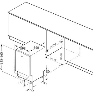 Посудомоечная машина KRONA KAMAYA 60 BI