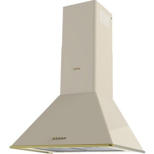 Купольная вытяжка KHC 6648 RGB слоновая кость/золото