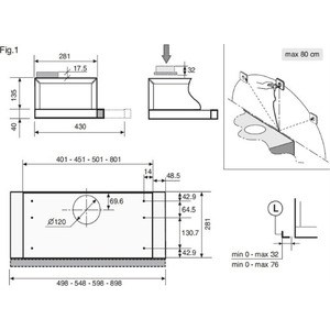 Вытяжка Zigmund & Shtain K 002.61 X