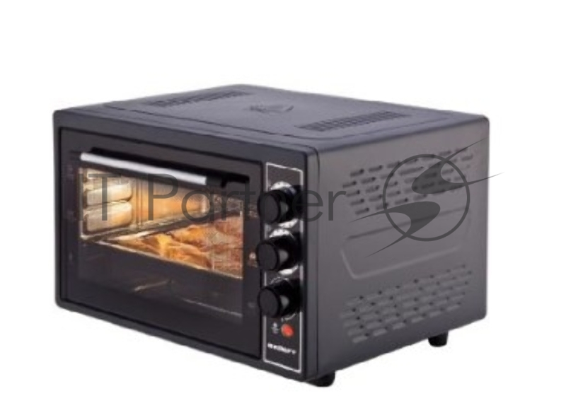 Электрическая плита KRAFT KF-MO3802KBL черный Мощность 1500(Вт),Объем 38(Л),Напряжение 220-240(В),Максимальная температура 320(°С),Внутренняя подсветка,Конвекция,Таймер отключения 90(Мин)