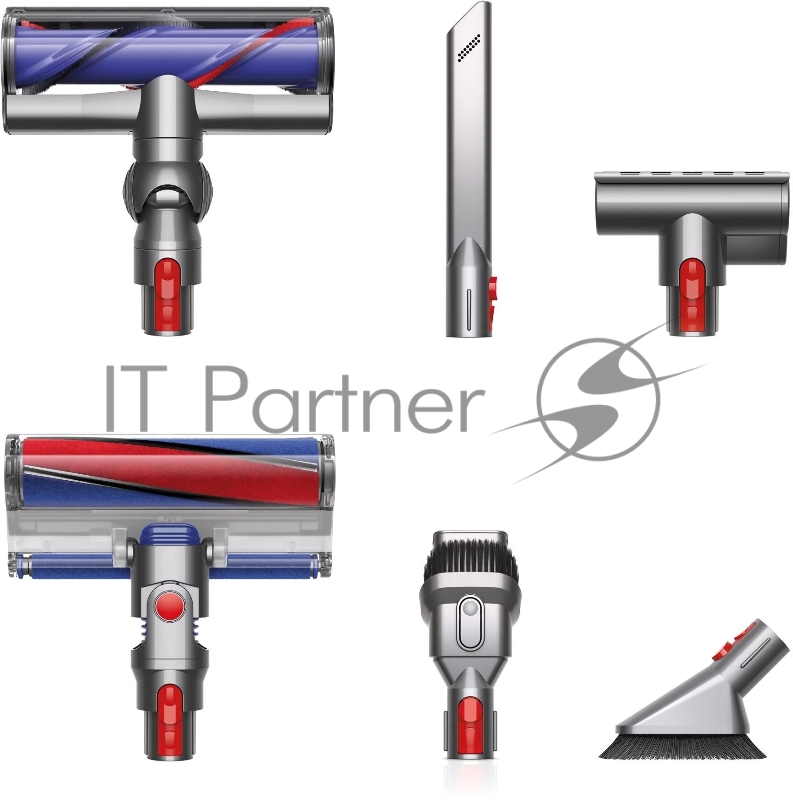 Пылесос-электровеник Dyson Cyclone V10 Absolute (SV12) 525Вт серебристый/медный