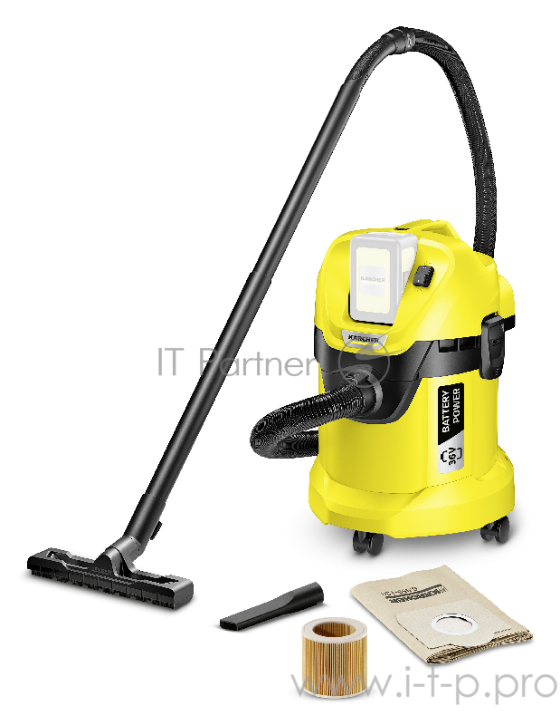 Хозяйственный пылесос KARCHER WD 3 Battery (без аккумулятора в комплекте)