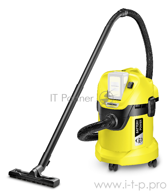 Хозяйственный пылесос KARCHER WD 3 Battery (без аккумулятора в комплекте)