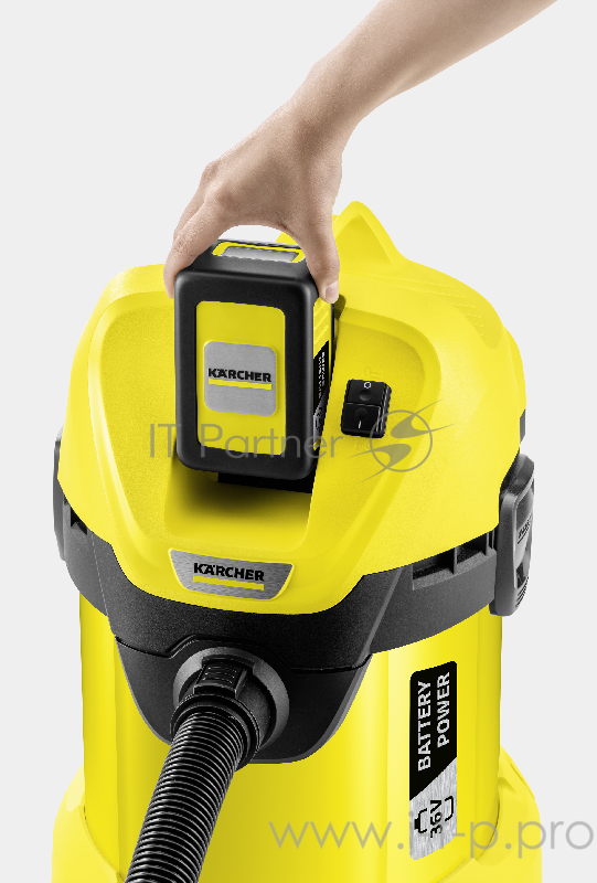 Хозяйственный пылесос KARCHER WD 3 Battery (без аккумулятора в комплекте)