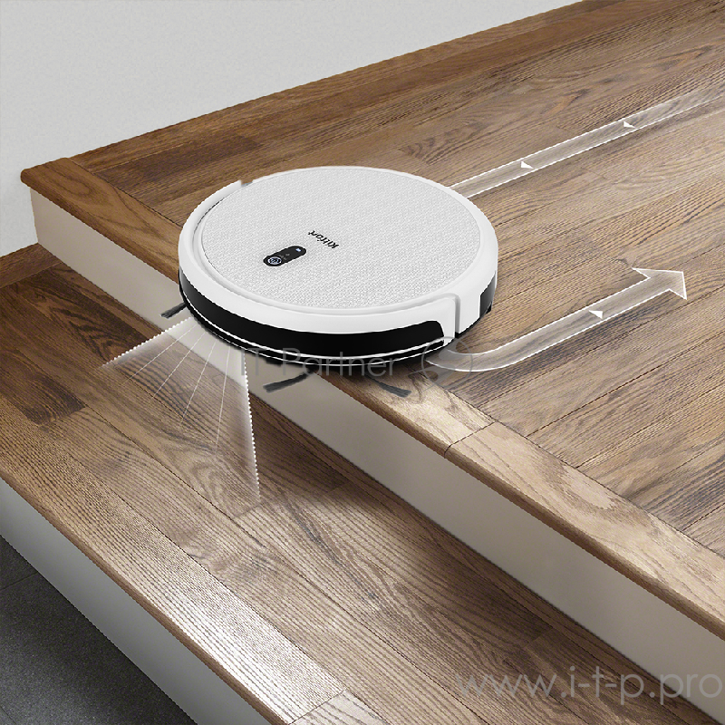 Робот-пылесос Kitfort 552-2-КТ Аккумулятор Li-ion 14,4 В, 2200 мА*ч.Время работы 90–120 мин.белый