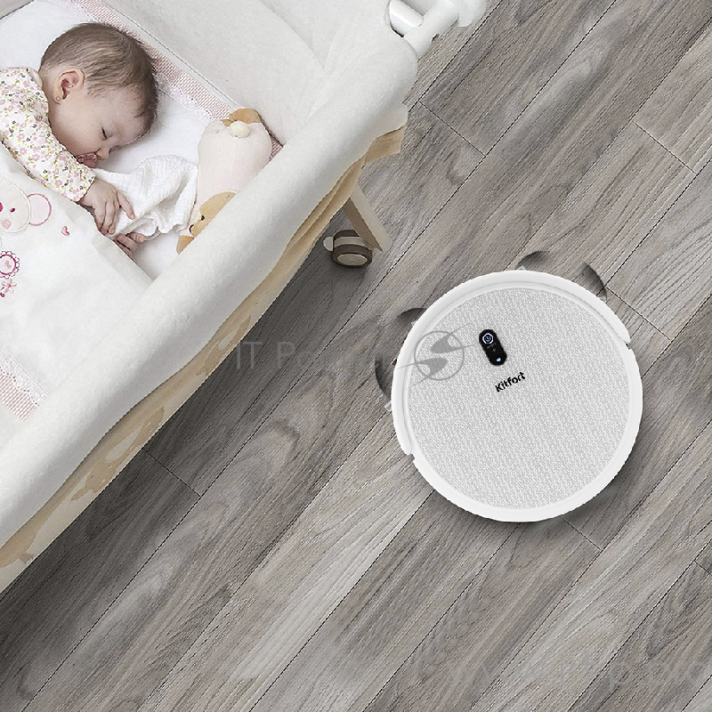 Робот-пылесос Kitfort 552-2-КТ Аккумулятор Li-ion 14,4 В, 2200 мА*ч.Время работы 90–120 мин.белый