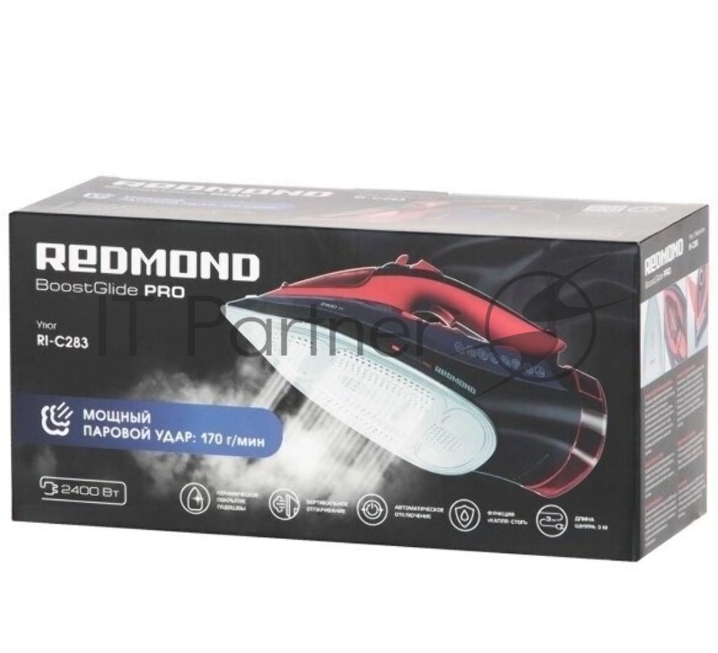 Утюг Redmond RI-C283 2400Вт красный/черный