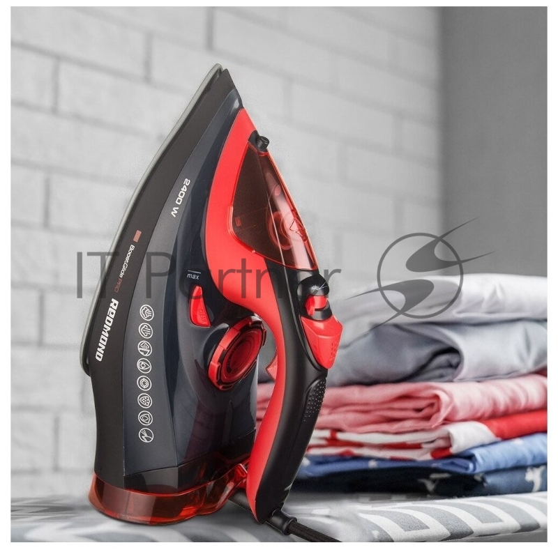 Утюг Redmond RI-C283 2400Вт красный/черный