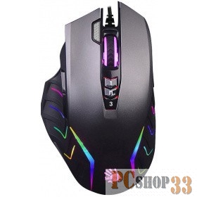 Мышь A4 Bloody J95s серый оптическая (8000dpi) USB (9but)