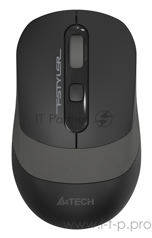 Мышь A4 Fstyler FG10S черный/серый оптическая (2000dpi) silent беспроводная USB (4but)
