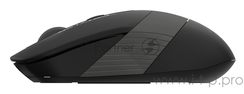 Мышь A4 Fstyler FG10S черный/серый оптическая (2000dpi) silent беспроводная USB (4but)