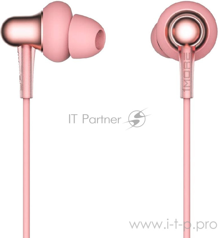 Наушники 1MORE E1024BT-Pink внутриканальные с микрофоном,20 - 20000 Гц,98 дБ,32 Ом,BT 5.0,A2DP, AVRCP, Hands free, Headset