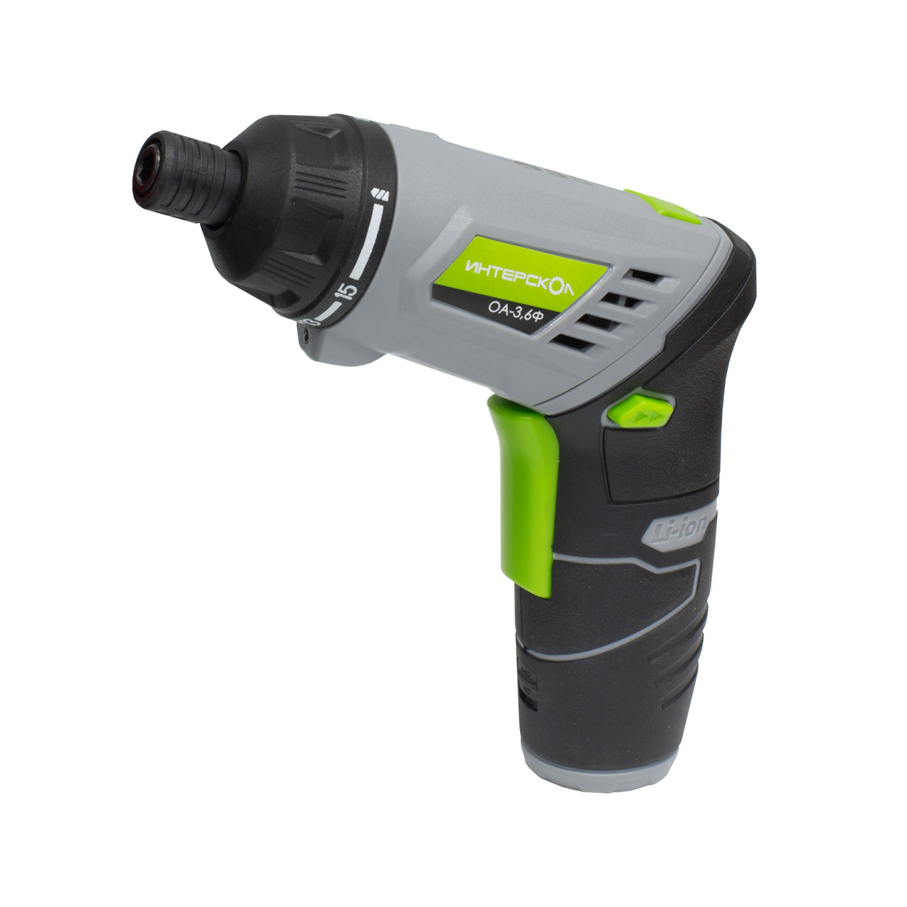 Отвертка аккумуляторная ИНТЕРСКОЛ ОА-3,6Ф акк. (Li-ion, блистер) 433.0.2.00