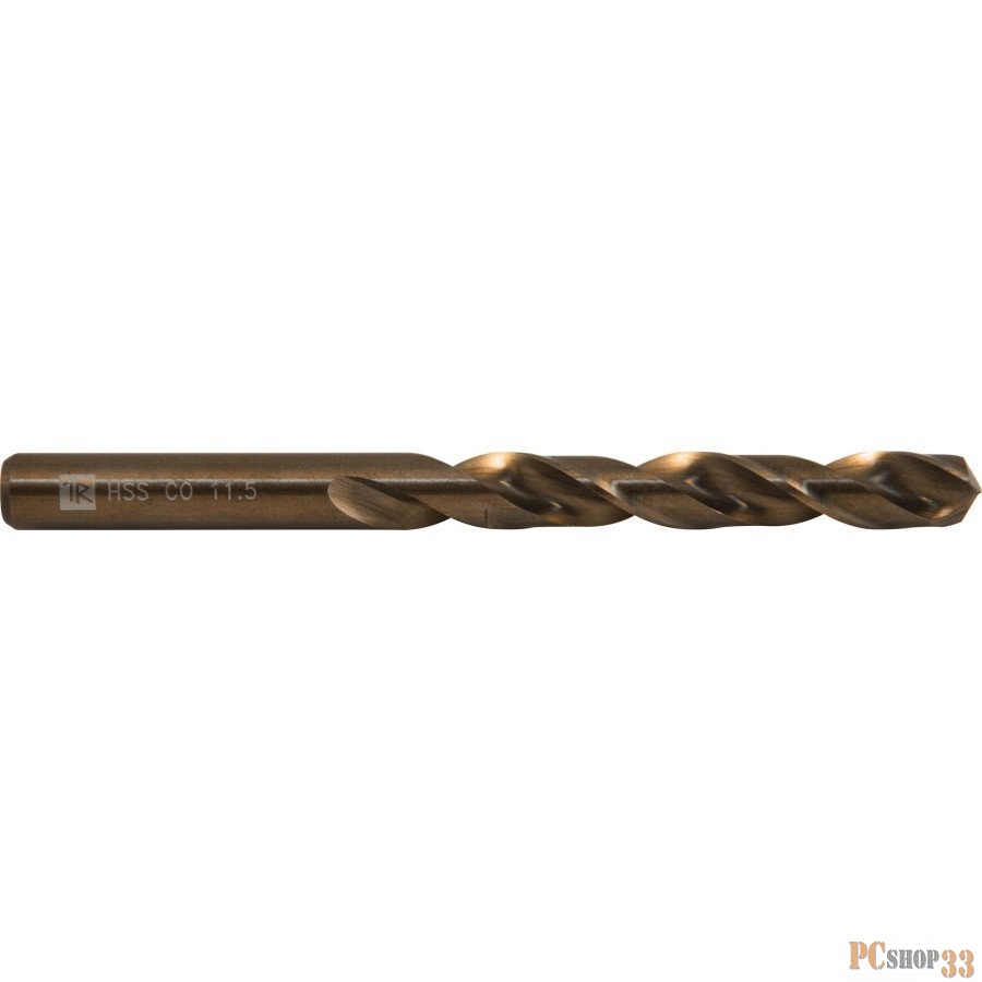 Thorvik TDB067K5 Сверло спиральное по металлу HSS Co в ПВХ упаковке, d6.7 мм
