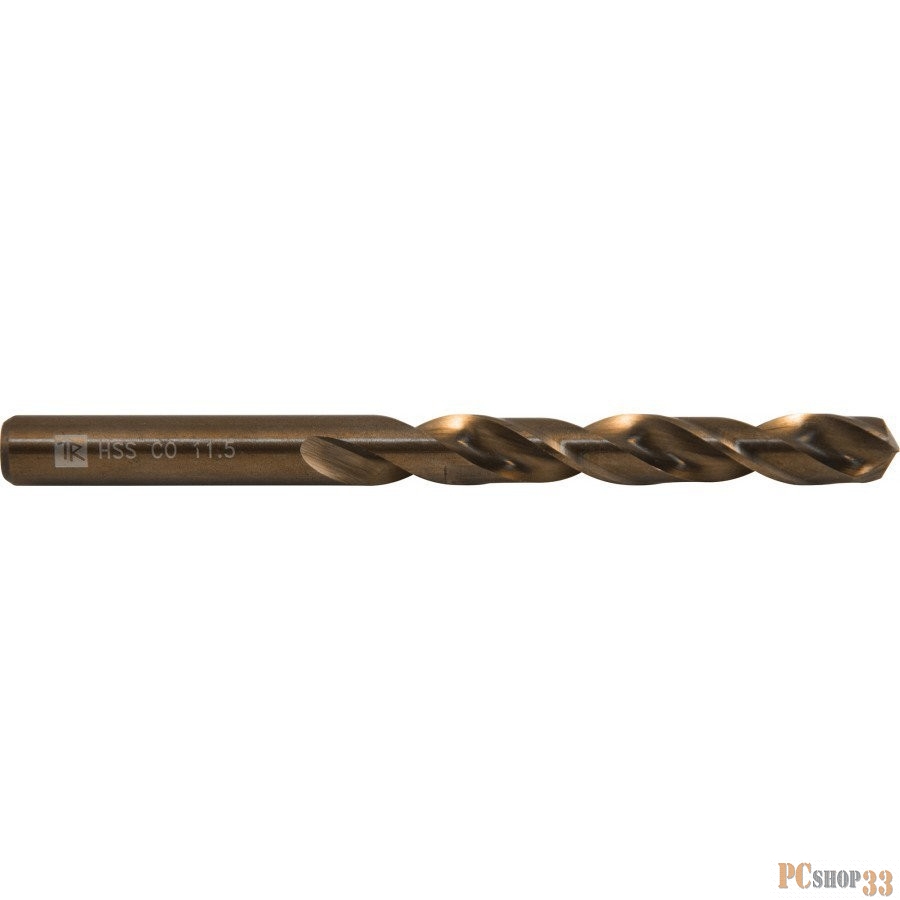 Thorvik TDB070K5 Сверло спиральное по металлу HSS Co в ПВХ упаковке, d7.0 мм