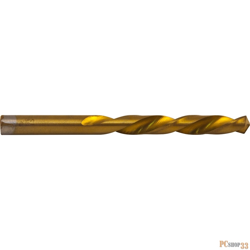 Thorvik TDB105NTB Сверло спиральное по металлу HSS TiN в блистере, d10.5 мм