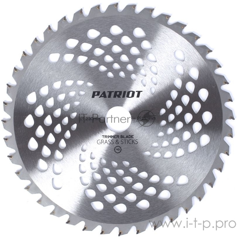 Сменный нож для садовых триммеров Patriot TBS-40 Promo L=230мм (809115226)