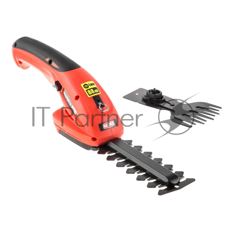 Аккум. ножницы Hammer SR7.2 7.2ВLi-Ion нож для веток 120/8мм, нож для травы 90мм