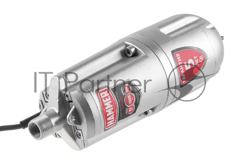 Насос вибрационный Hammer NAP330(10) 350Вт 1500л/ч высота 82м кабель 10м нижний забор воды