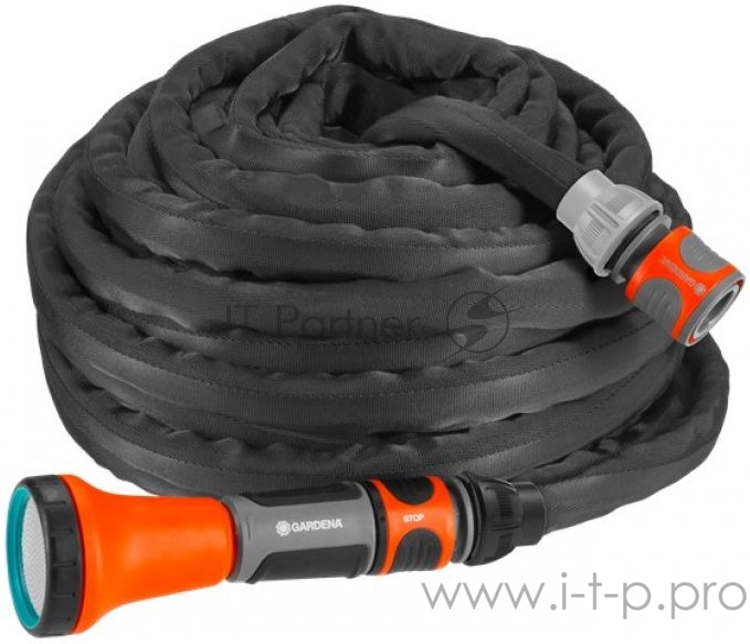 Шланг Gardena Liano 1/2 10м поливочный черный (18425-20.000.00)