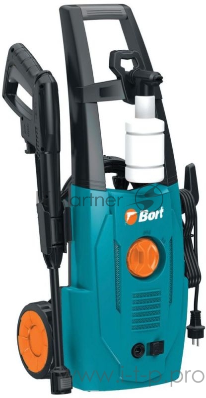 Мойка высокого давления BORT BHR-1600-SC Потреб мощность 1600 Вт Максимальное давление 120бар Рабочее давление 90бар Макс производительность 7 л/мин Функция автоматического всасывания Автостоп Шланг 5м шнур питания 5м Напряжение 220-240В Частота тока