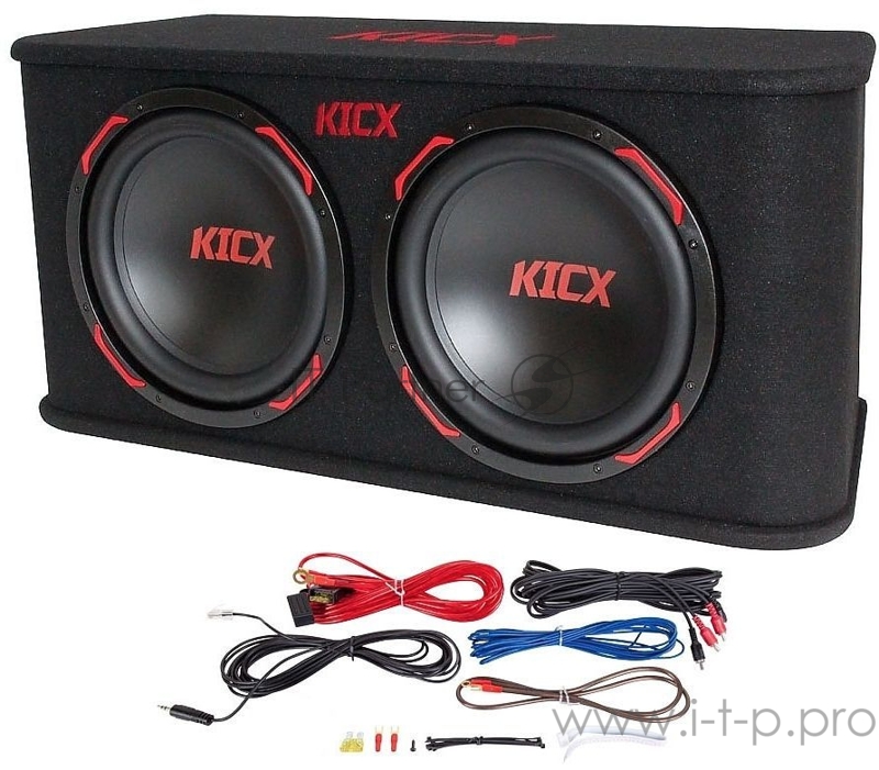 Сабвуфер автомобильный Kicx GT2200BA 600Вт активный (30см/12)