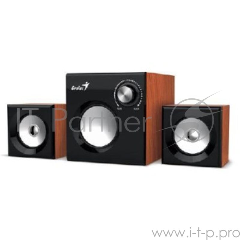 Колонки Genius SW-2.1 370 Wood, 8W (6W+1Wx2), 2 колонки и 1 сабвуфер в комплекте Колонки Genius SW-2.1 370 Wood, 8W (6W+1Wx2), 2 колонки и 1 сабвуфер в комплекте